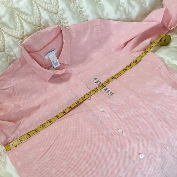 NEW Liz Claiborne  Button Up Cotton Shirt - Picture 8 of 12